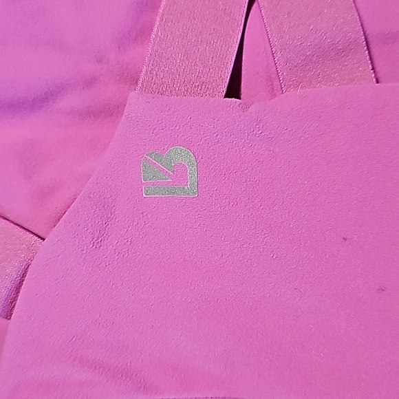 Buffbunny Candy Wrap Sports Bra Size Large Color Pink - Picture 3 of 7